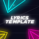 Neon Lyrics Template and Elements - VideoHive Item for Sale