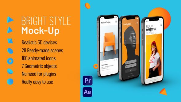 Bright Style App - VideoHive 33862042