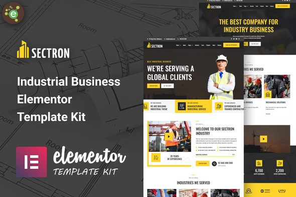 Sectron - Industrial - ThemeForest 33721318