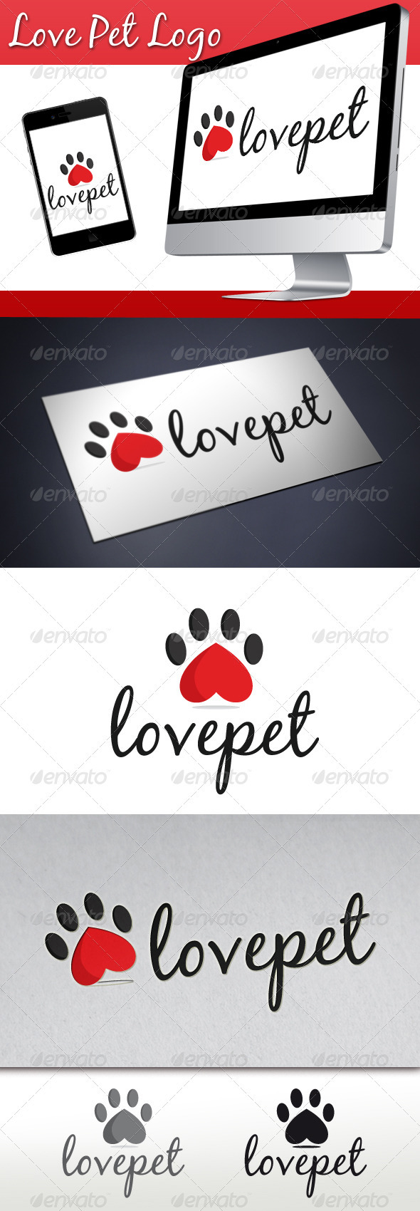 Love Pet Logo - Animals Logo Templates