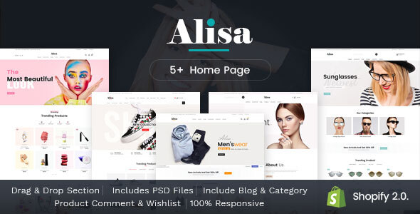 Alisa - Sectioned - ThemeForest 23571391