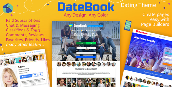 DateBook - Dating - ThemeForest 17464068