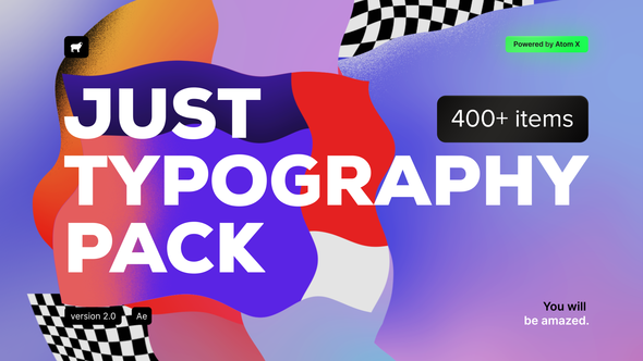 Just Typography Pack - VideoHive 33130966