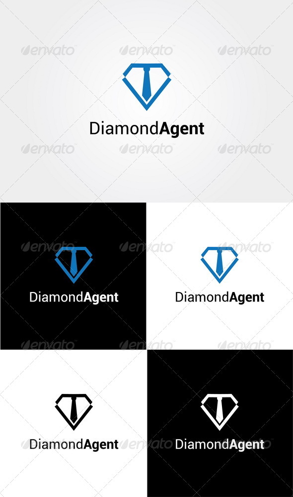 Diamond Agent Logo - Symbols Logo Templates