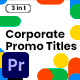 Corporate Promo Titles 3 in 1 - VideoHive Item for Sale