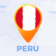 Peru Map - Republic of Peru Travel Map - VideoHive Item for Sale