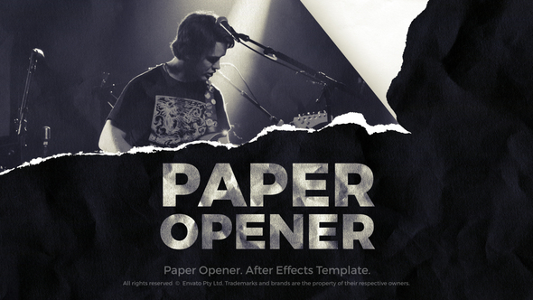 Paper Opener - VideoHive 33805164