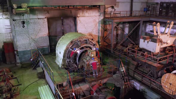 Electric Motor at the Steel Plant alt