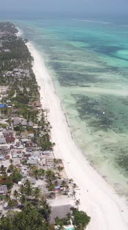 Beach on the Coast of Zanzibar Island Tanzania alt