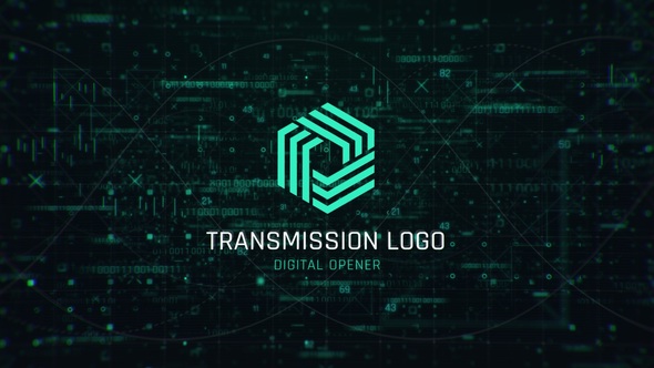 Signal Transmission Logo - VideoHive 33931864