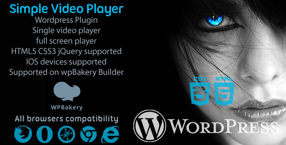 Simple Video Player - CodeCanyon 11949625