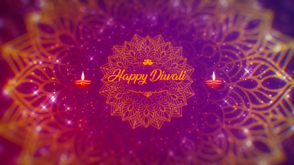 Diwali Wishes Logo Mogrt