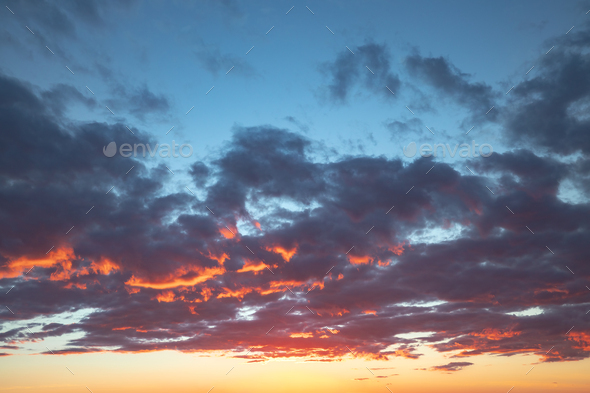 Sunset Sky Backgrounds for 3D Rendering Stock Photo  Image of cloud  modern 230298238
