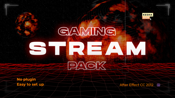 Gaming stream pack - VideoHive 33941553