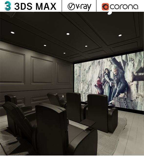 Home Cinema Design - 3Docean 31348242