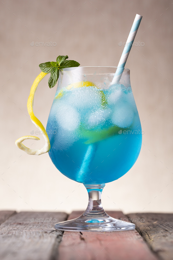 Icy blue lagoon cocktail Stock Photo by Impactphotography | PhotoDune