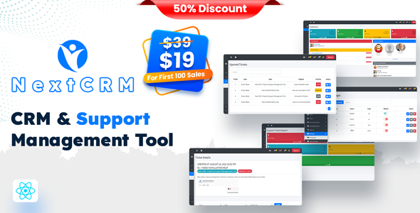 Next CRM & Support Management Tool