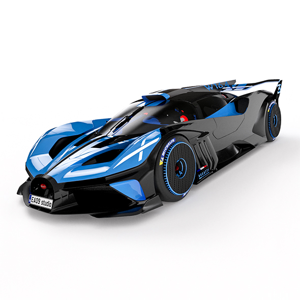 Bugatti Bolide 2021 - 3Docean 33949462