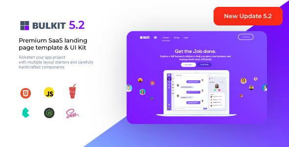 Bulkit - Saas - ThemeForest 21278677