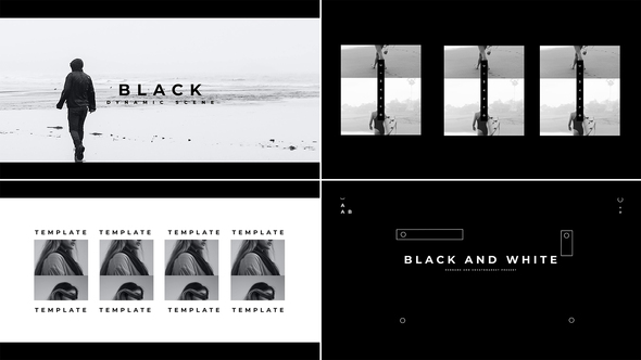 Black White Intro - VideoHive 33951185