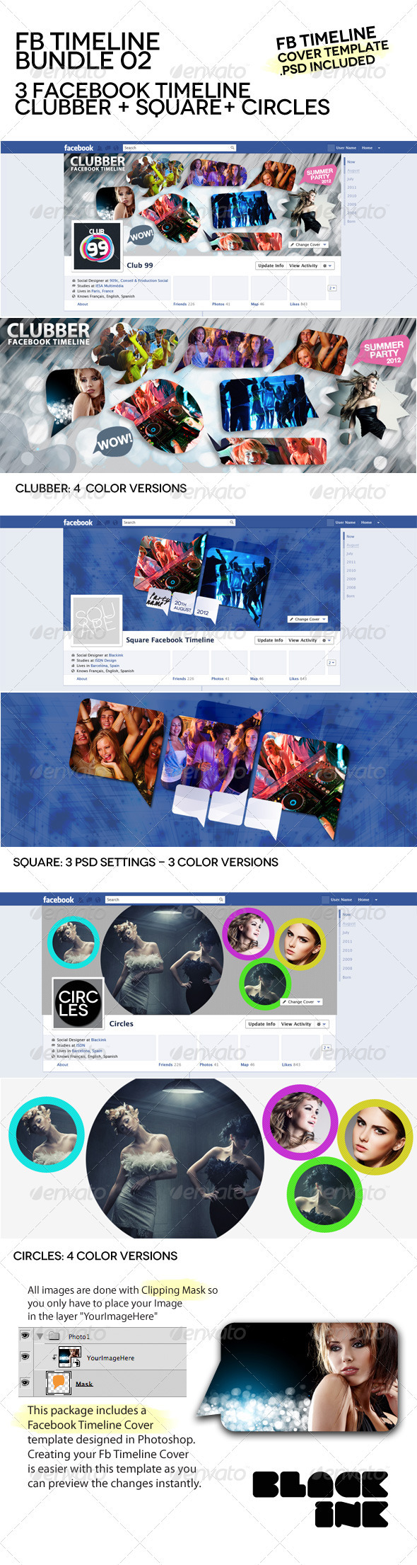 Facebook Timeline Bundle 02 - Facebook Timeline Covers Social Media