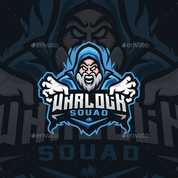 Warlock Esport Logo, Logo Templates | GraphicRiver