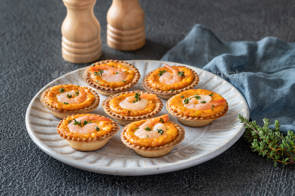 Shrimp tartlets with cheese Stock Photo by Alex9500 | PhotoDune