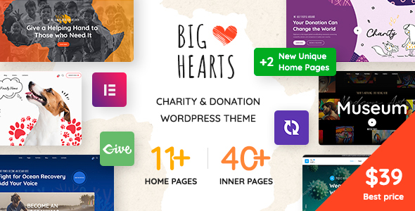 BigHearts - CharityDonation - ThemeForest 28941982