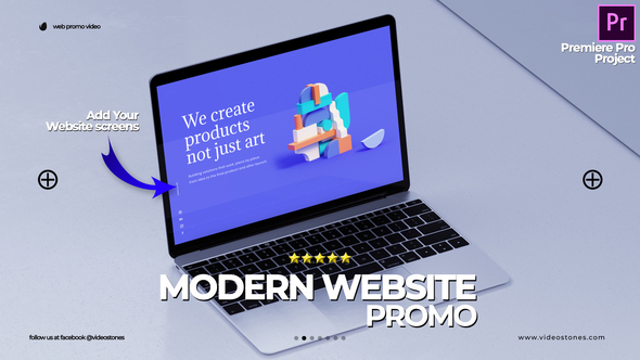 Modern Website Promo Premiere Pro