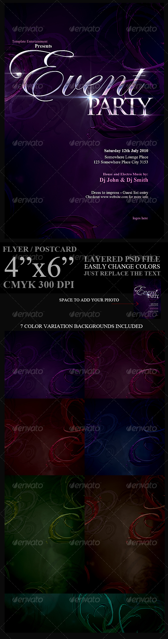 Flyer Template - Clubs & Parties Events