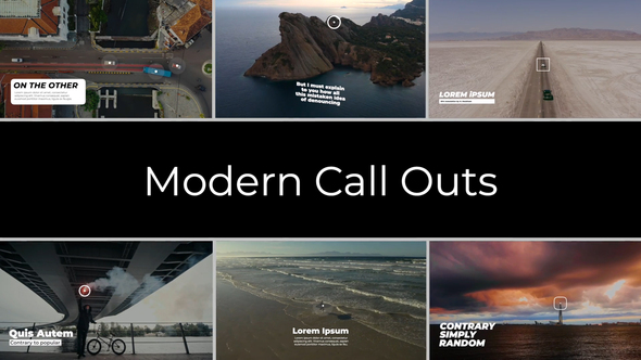 Modern Call Outs | FCPX & Apple Motion