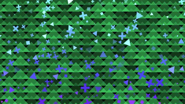 abstract green shapes moving background alt