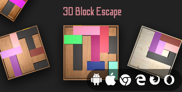 3D Block Escape – Cross Platform Puzzle Game Nulled