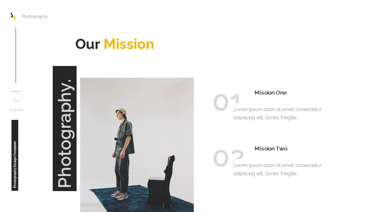 Photography Google Slides Template by Focusdesigntem GraphicRiver
