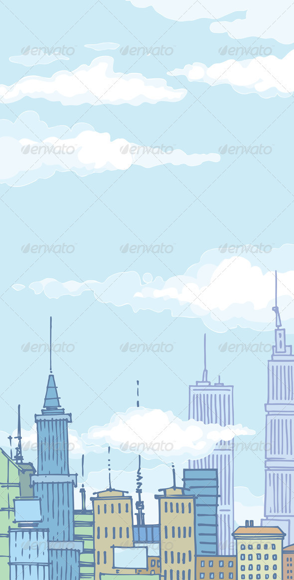 Huge City Buildings - Buildings Objects