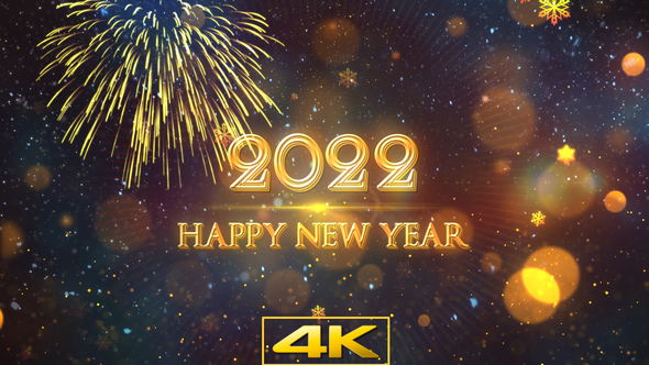 Happy New Year 22 Gold By Strokevorkz Videohive