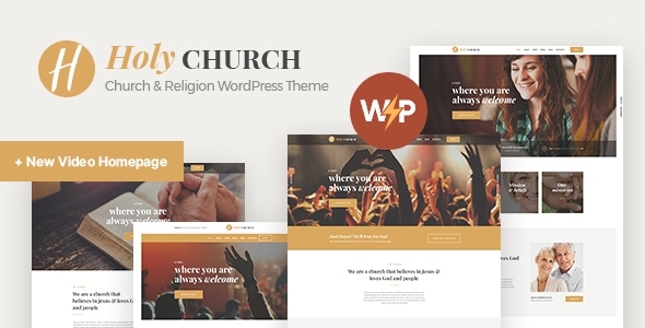 Holy Church | Religion, Charity & Nonprofit WordPress Theme