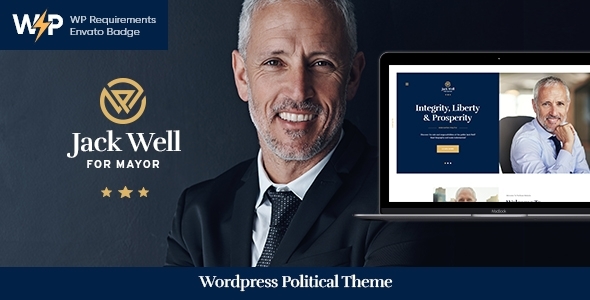 Jack Well | Elections Campaign & Political WordPress Theme