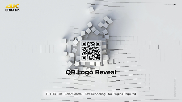 QR Logo Reveal - VideoHive 33970970