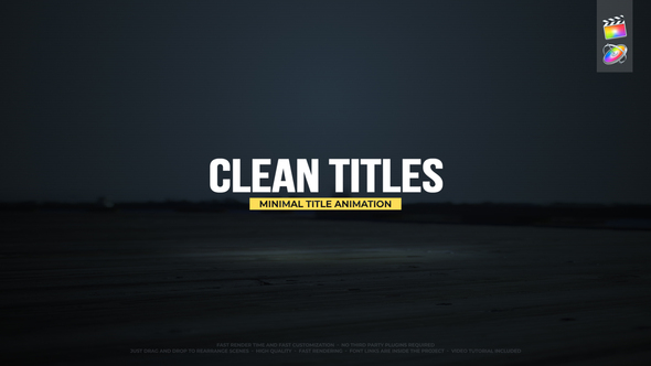 Clean Titles for FCPX
