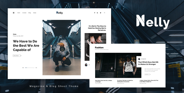 [DOWNLOAD]Nelly - Blog and Magazine Ghost Theme