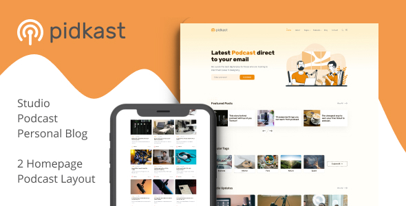 Pidkast - Multipurpose Ghost Podcast Theme for Blog & Magazine