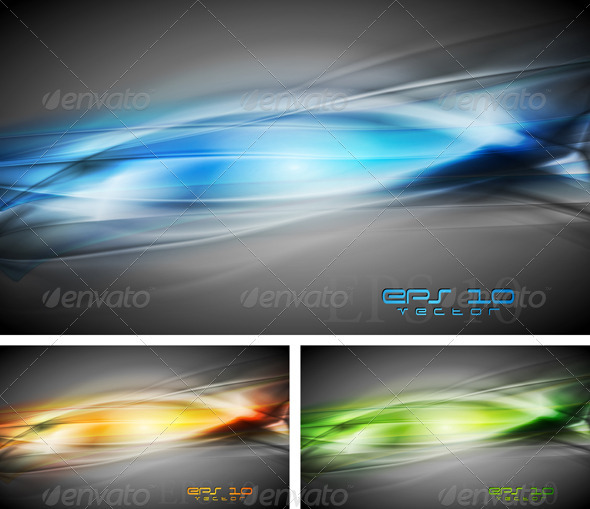 Vibrant vector backgrounds - Backgrounds Decorative
