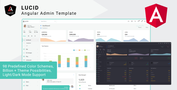 Excellent Lucid - Angular Admin Template