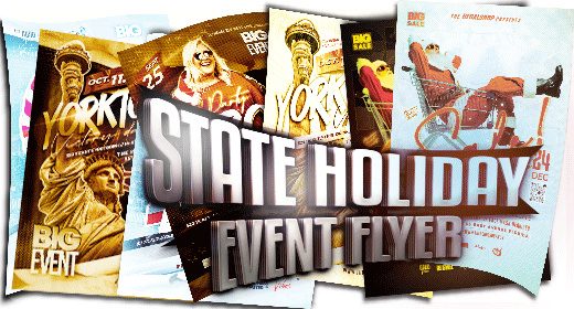 State Holiday Event Flyer