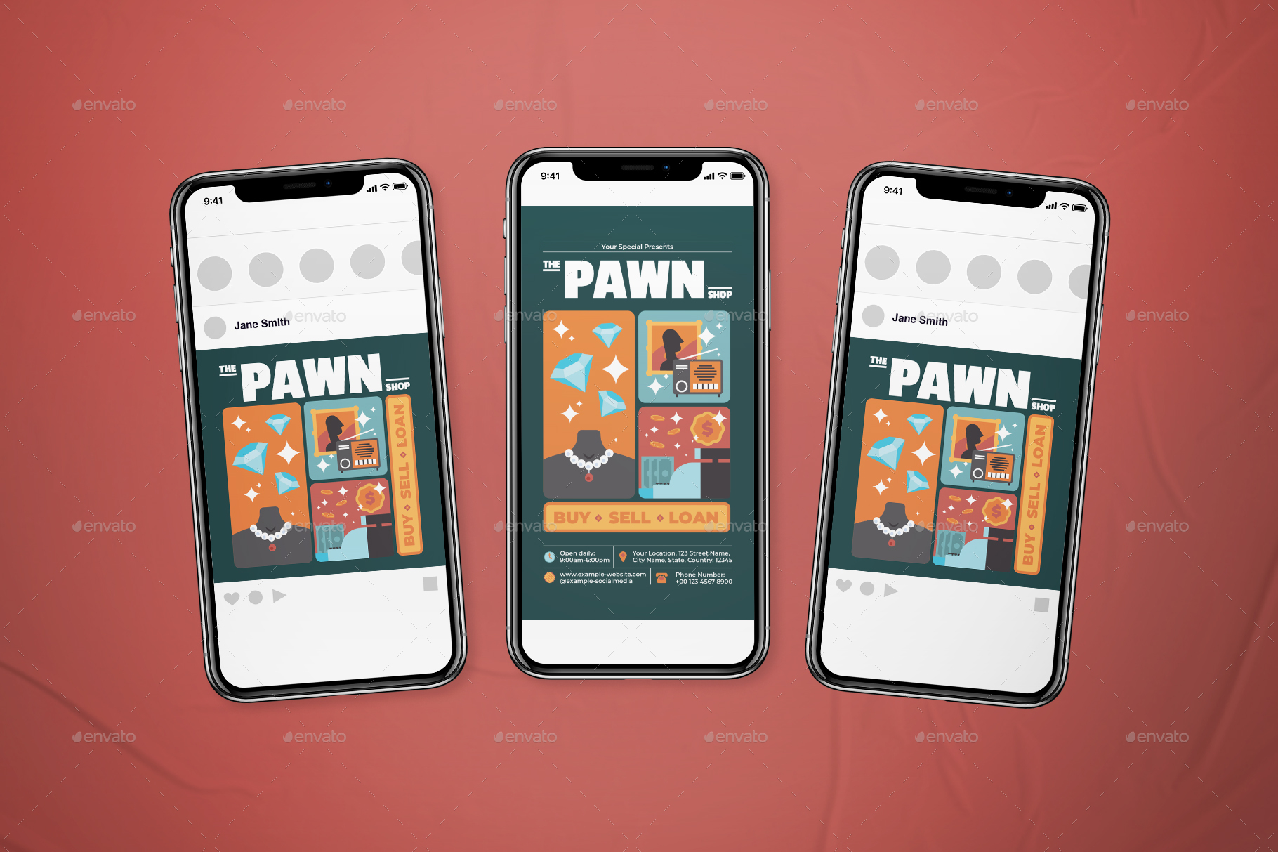 Pawn Shop Flyer Set, Print Templates GraphicRiver