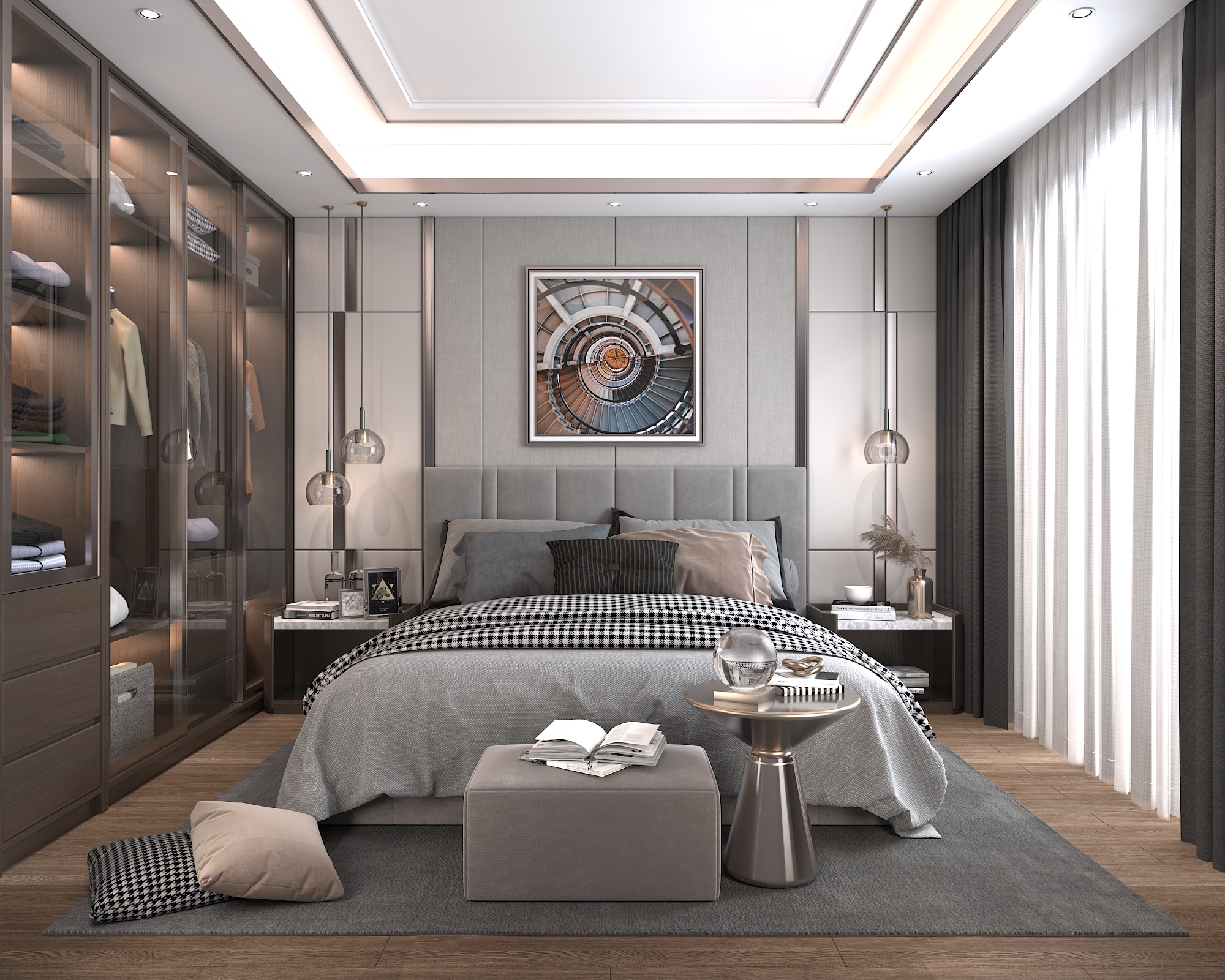 Modern Bedroom Interior Scene 3 by nhattuankts | 3DOcean