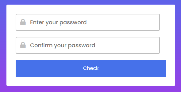 Emmit - Password Matched JavaScript