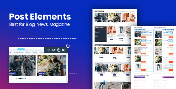 Post Elements Plugin – Elementor Addon for Blog, Newspaper, Magazine