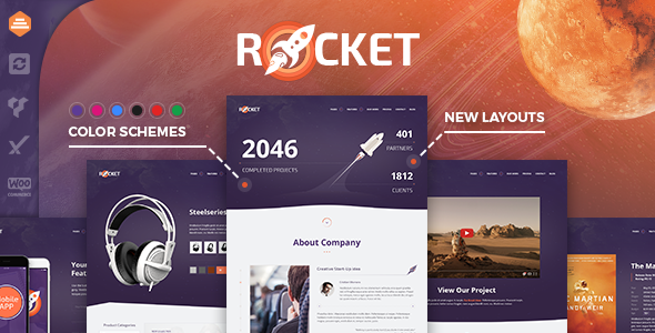 Rocket - Creative - ThemeForest 15093803